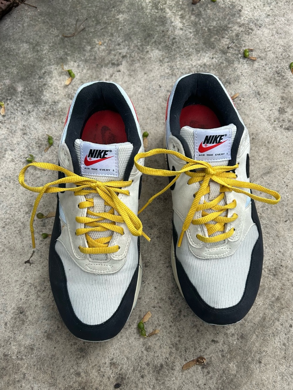 Limited Ed Nike Air Max 1 Sail Royal Tint, size 8.5